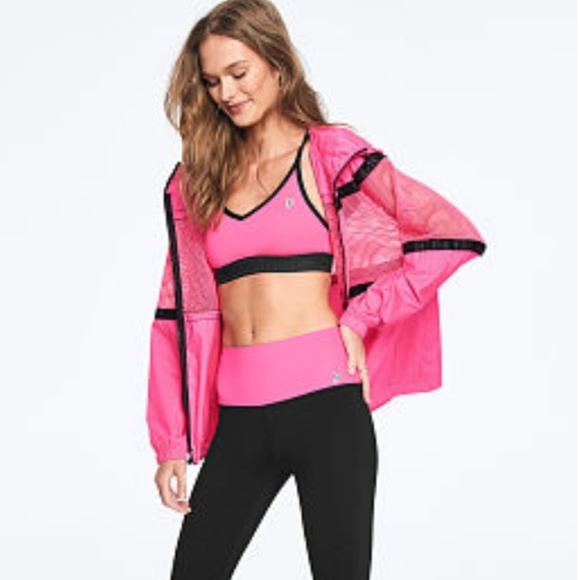 💕 VS PINK FULL ZIP CAMPUS MESH ANORAK - Picture 2 of 5